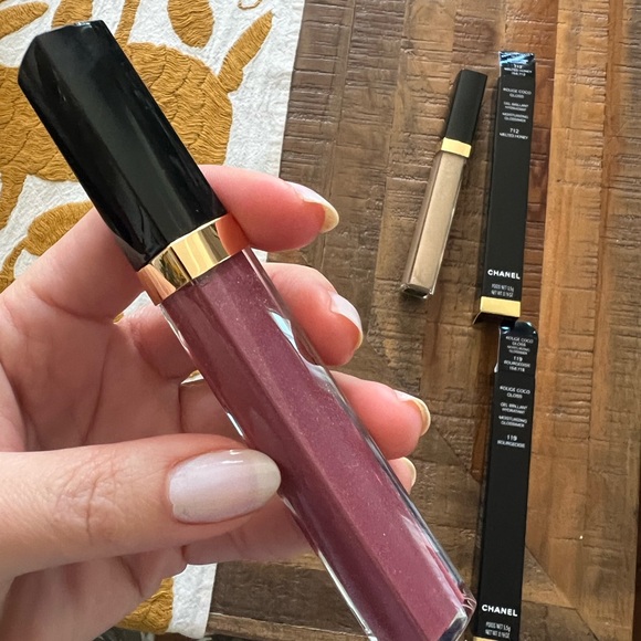 CHANEL Rouge Coco Gloss Duo - Bourgeoisie & Melted Honey - Picture 6 of 7